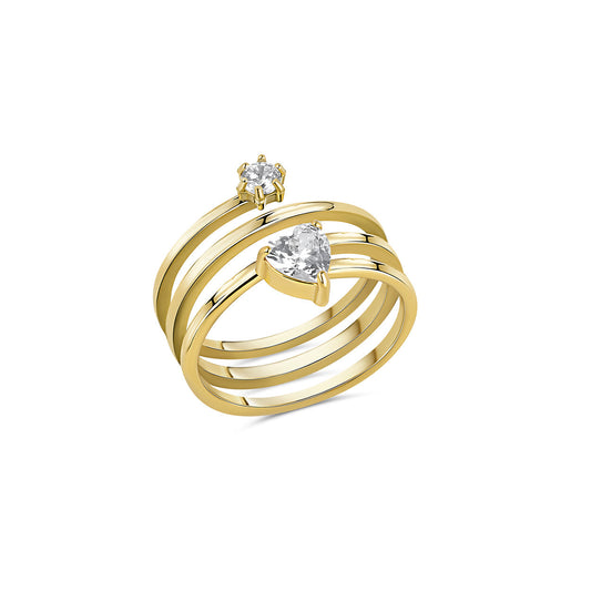 Lumia | Forgyldt Rustfrit Stål Ring