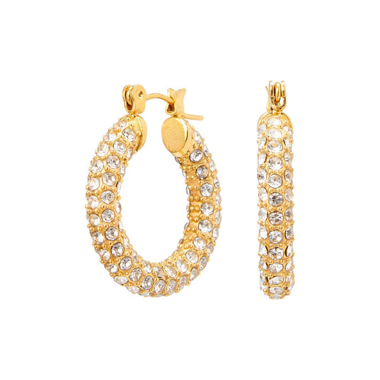 Seraphine | Forgyldte Øreringe i Rustfrit Stål