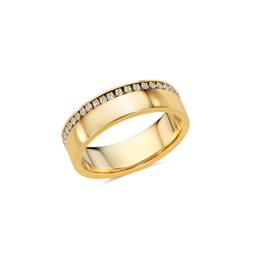 Ziva | Forgyldt Rustfrit Stål Ring