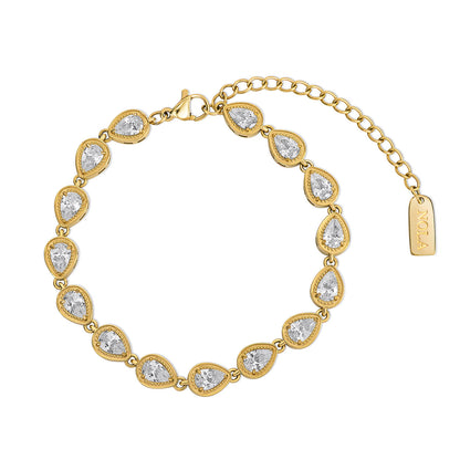 Nordlys | Forgyldt Rustfrit Stål Armbånd