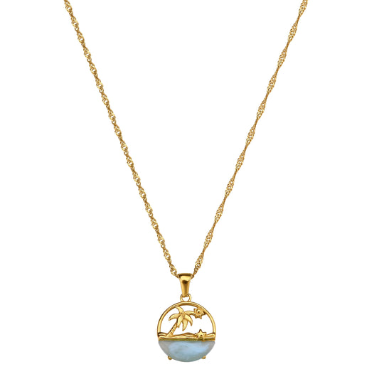 Elara | Forgyldt Rustfrit Stål Halskæde