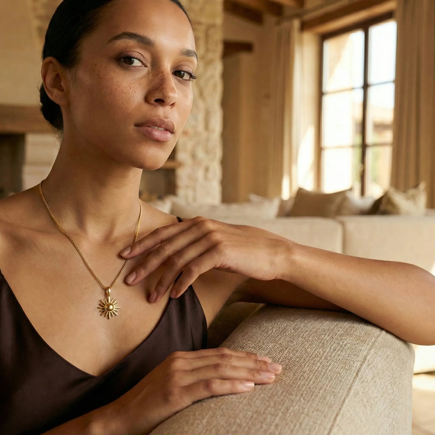 Noa | Forgyldt Rustfrit Stål Halskæde