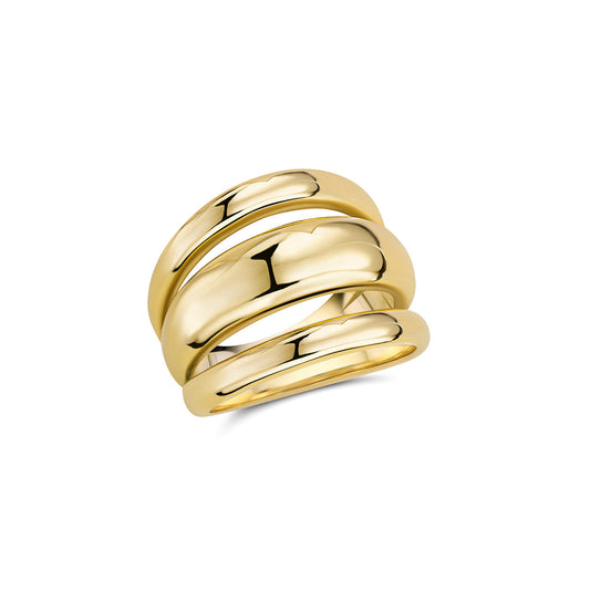 Novalie | Forgyldt Rustfrit Stål Ring