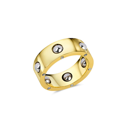 Amara | Forgyldt Rustfrit Stål Ring