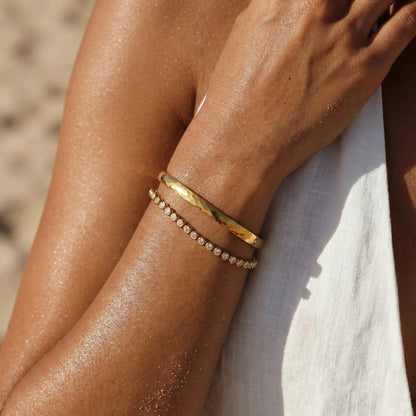 Eleganza | Forgyldt Armbånd i Rustfrit Stål