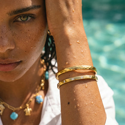 Eleganza | Forgyldt Armbånd i Rustfrit Stål