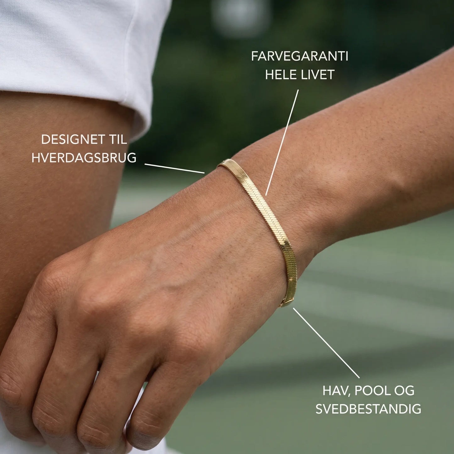 Noéa | Minimalistisk Vandafvisende Armbånd